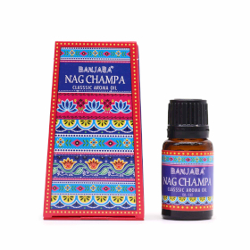 6x Banjara Indický Vonný Olej 10ml - Nag Champa