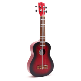 Ručně Vyráběné Ukulele - Naturální Sunburst Finish (4 Struny)