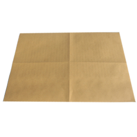 100x Brown Kraft - 4UP Round Corner A4 Laser Label 99.1 X 139 mm